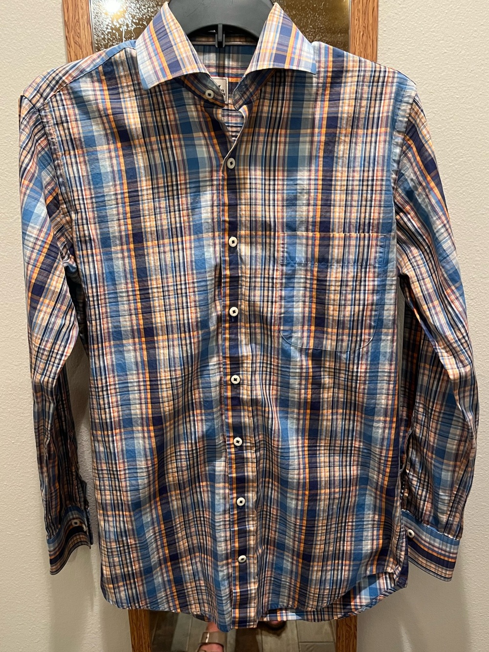 Men’s Peter Millar button up shirt size small